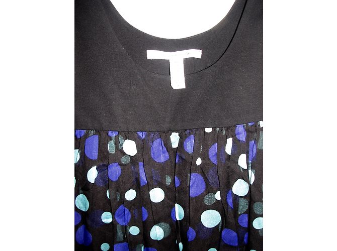 Abito in seta Diane Von Furstenberg Estrella nero multicolore - vista 5