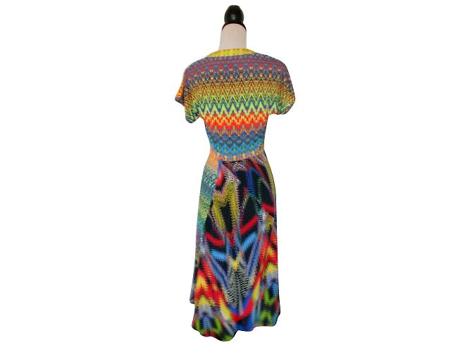 Abito M Missoni in seta multicolore - vista 2