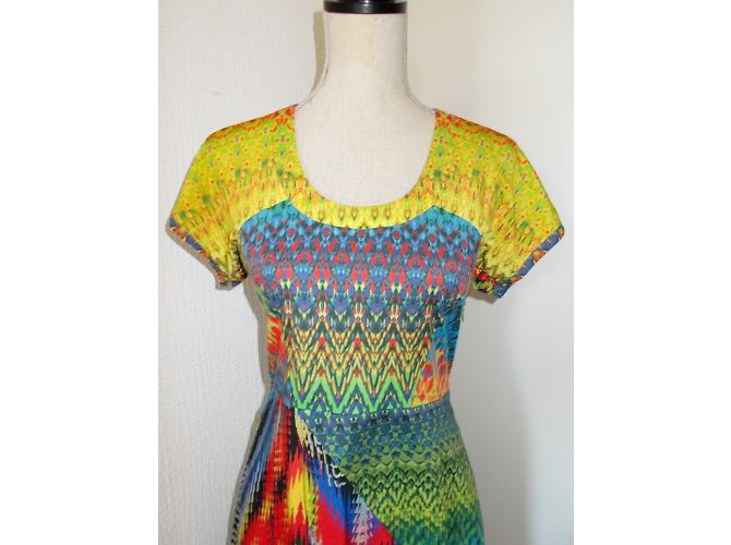 Abito M Missoni in seta multicolore - vista 3