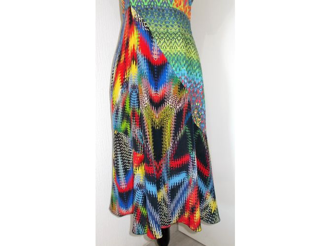 Abito M Missoni in seta multicolore - vista 4