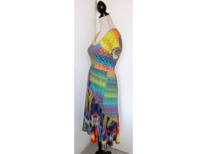 Abito M Missoni in seta multicolore - vista 5