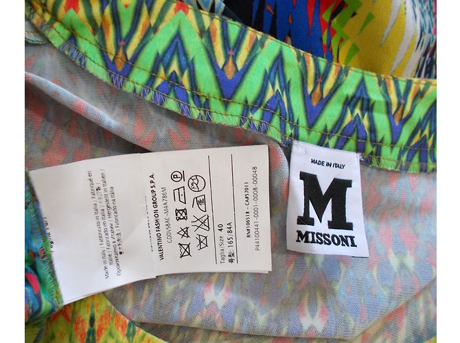 Abito M Missoni in seta multicolore - vista 6