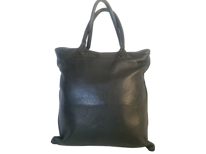 Sergio Rossi Ledertasche Navy Blau Marineblau - Ansicht 2