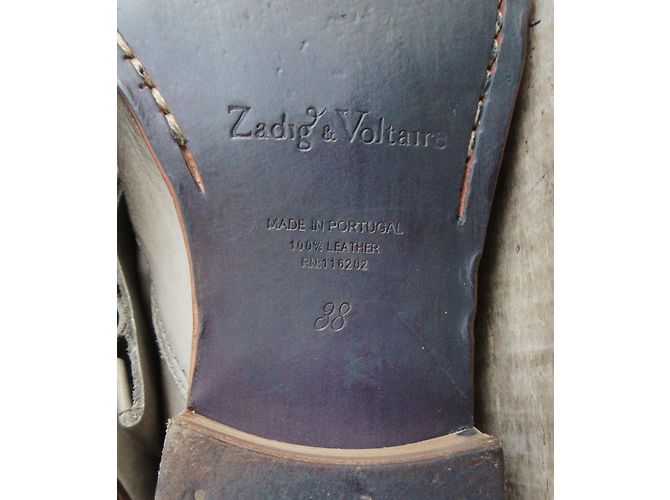 Stivale modello Phenix a fasce morbide Zadig & Voltaire Grigio - vista 8