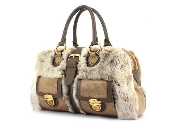 Marc Jacobs Venetia Tasche aus beiger Eidechse - Ansicht 4