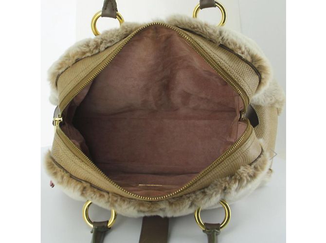 Marc Jacobs Venetia Tasche aus beiger Eidechse - Ansicht 6