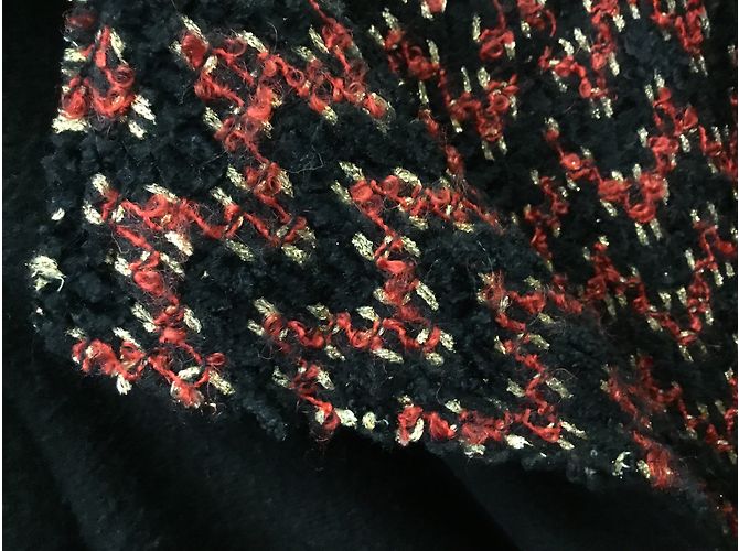 Chanel Giacca senza bottoni Nero - vista 6