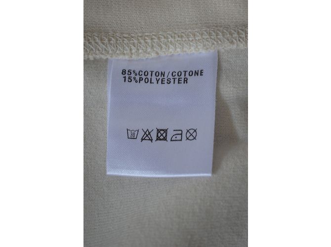 Céline Off-White Ivory Sudadera con capucha con capucha de terciopelo con cremallera Talla S SMALL Beige - vista 16