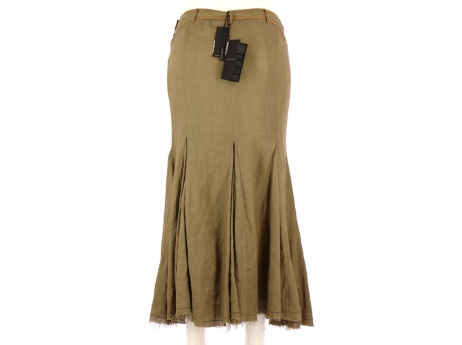 Gaetano Navarra Falda elegante Castaño - vista 3