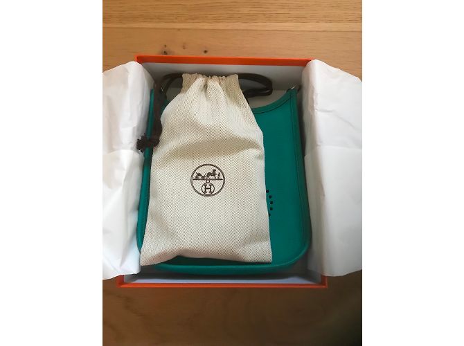 Hermès Evelyne TPM Blue Peacock Epsom - vista 7