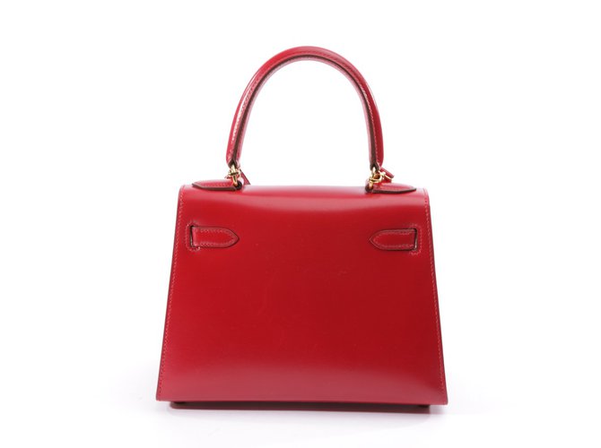 Hermès Kelly 20 Mini Sellier Rosso - vista 2