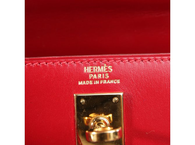 Hermès Kelly 20 Mini Sellier Rosso - vista 3