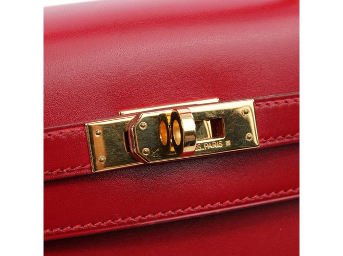 Hermès Kelly 20 Mini Sellier Rosso - vista 4