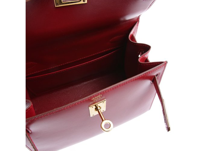 Hermès Kelly 20 Mini Sellier Rosso - vista 5