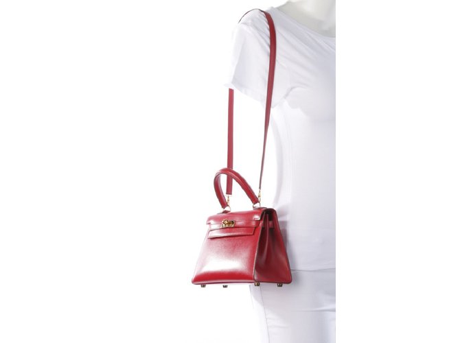 Hermès Kelly 20 Mini Sellier Rosso - vista 8