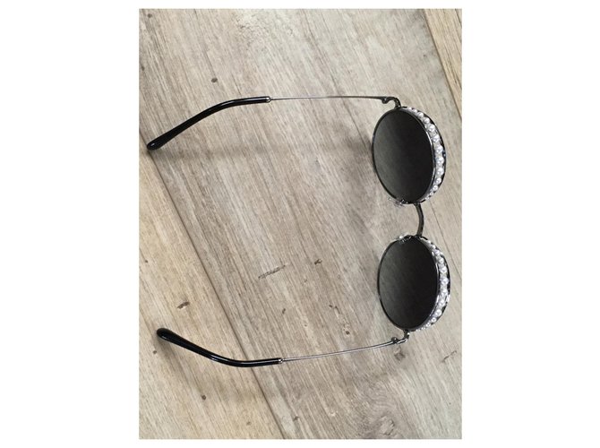 Chanel Occhiali da sole Nero Grigio - vista 8