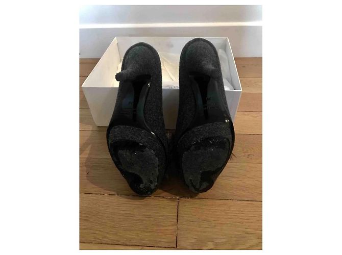 Pompe in tweed Nina Ricci Grigio - vista 4