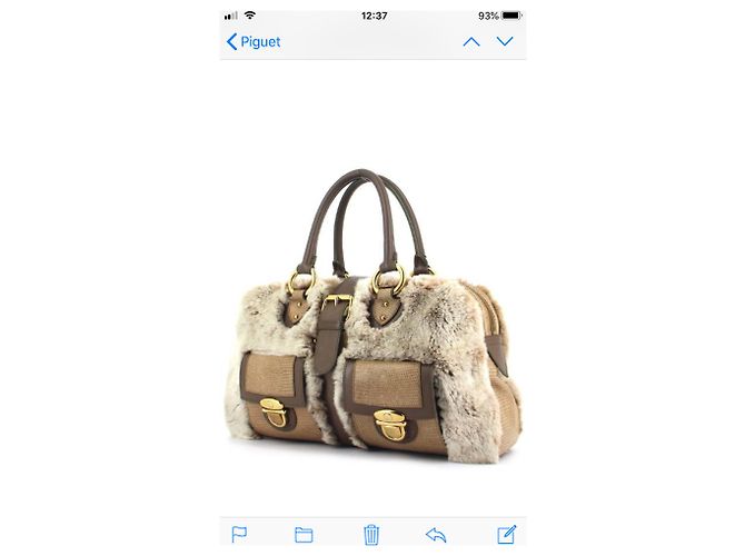 Marc Jacobs Venetia Tasche aus beiger Eidechse - Ansicht 7