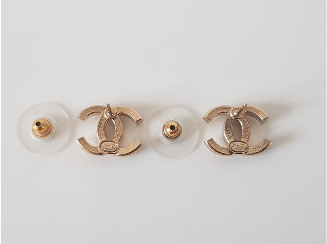Neue Chanel-Ohrringe Golden - Ansicht 3