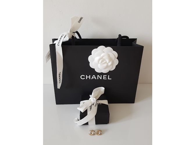 Neue Chanel-Ohrringe Golden - Ansicht 5