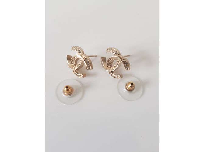 Neue Chanel-Ohrringe Golden - Ansicht 6