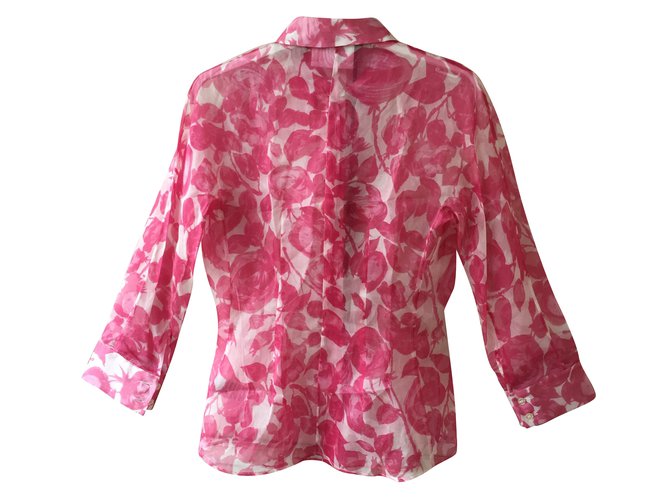 Camicetta D&G in seta rosa - vista 2