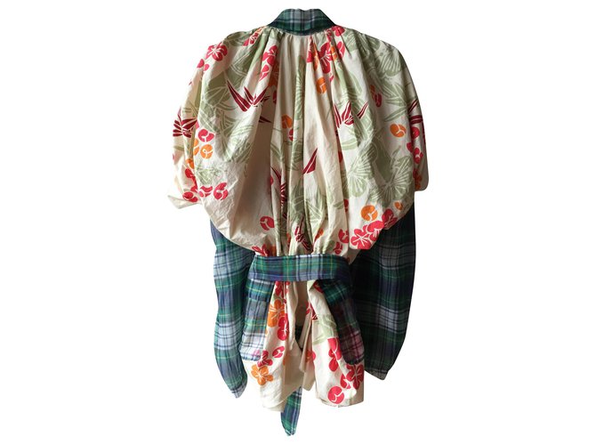 Túnica deconstruida de algodón Comme Des Garcons Multicolor - vista 2
