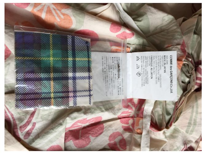 Túnica deconstruida de algodón Comme Des Garcons Multicolor - vista 6