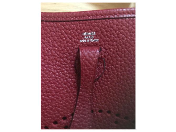 Hermès Evelyne TPM Red H Rosso - vista 4