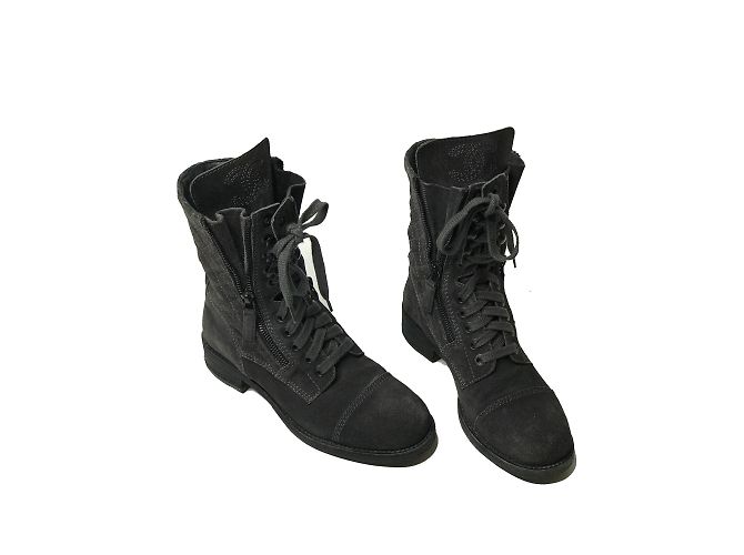 Chanel Schnürstiefel Grau - Ansicht 5