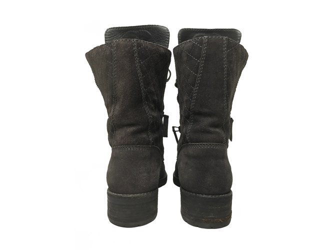 Chanel Schnürstiefel Grau - Ansicht 7