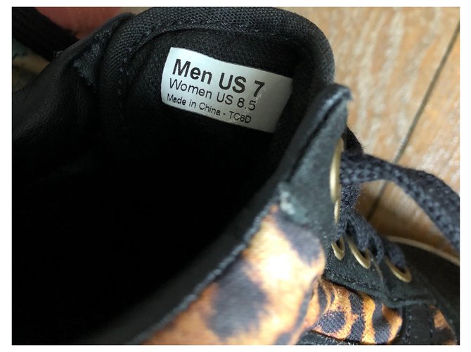 Vans Alte Schule Schwarz Leopardenprint - Ansicht 5
