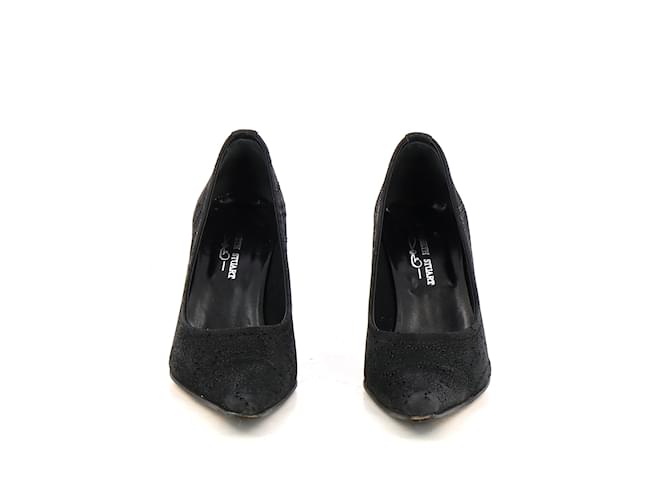 Elizabeth Stuart pompe Nero - vista 2