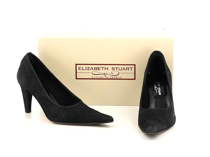 Elizabeth Stuart pompe Nero - vista 5