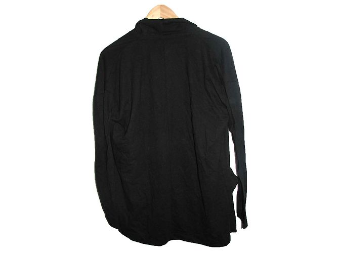 Autre Marque Giacca J Crew nera in misto cotone con collo a scialle Nero - vista 2