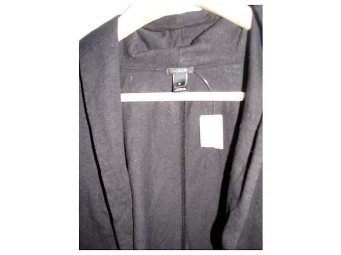 Autre Marque Giacca J Crew nera in misto cotone con collo a scialle Nero - vista 4