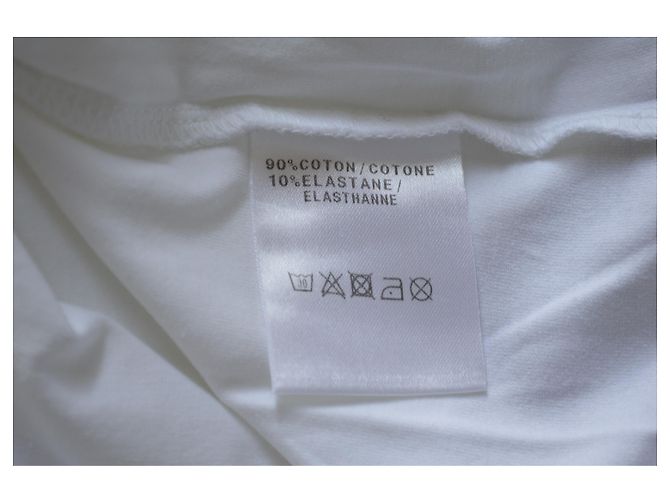Camiseta Céline camiseta blanca Talla S SMALL Blanco - vista 16