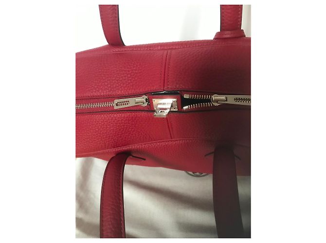 Hermès Hermes Bag Victoria Red New Garnet Rosso - vista 3