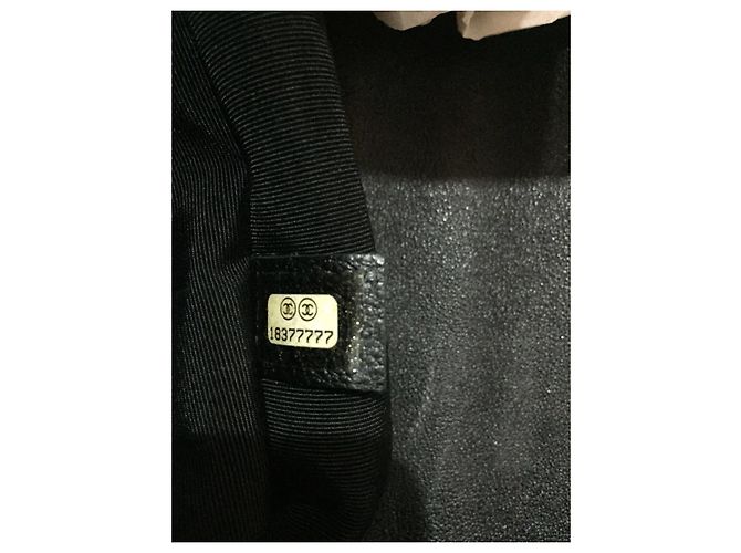Borsa a mano Chanel Boy in agnello nero - vista 10