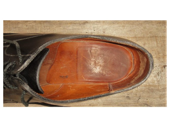 J.M. WESTON derby a metà caccia J.M.Dimensione della scarpa Weston 8 C Nero - vista 3