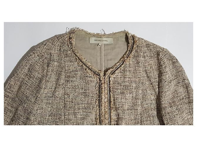 Blazer Gerard Darel Algodón Viscosa Talla 46 XL Multicolor - vista 3