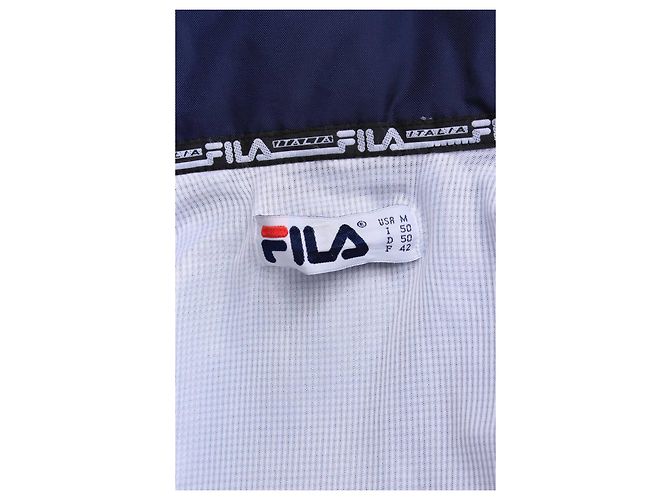 Autre Marque Fila Trainingsjacke Blau Polyamid M - Ansicht 3