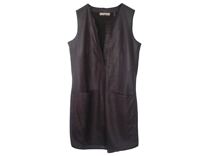 Rebecca Taylor Lederkleid Pflaume - Ansicht 4