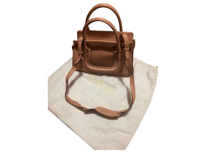 Chloé Handtasche aus Leder Beige - Ansicht 2