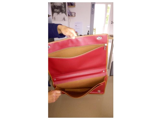 Bolsa tote Lancel vermelha sintética Vermelho - vista 4