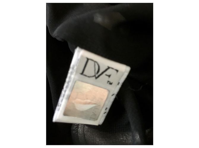Diane Von Furstenberg Kathleen gestreiftes Etuikleid schwarz grau - Ansicht 4