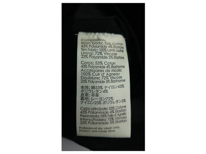 3.1 Phillip Lim Lederhose, Größe US 2 (XS) Schwarz - Ansicht 5