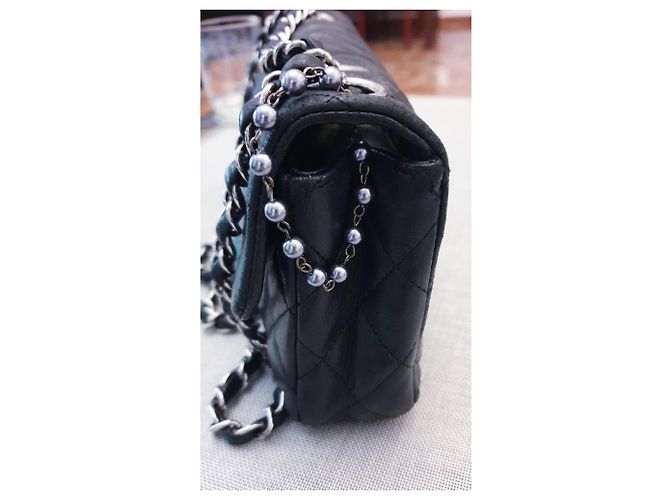 Chanel Reissue Chanel Bag 2.55 Nero Metallico - vista 12