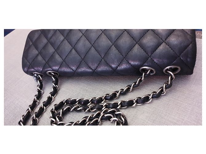 Chanel Reissue Chanel Bag 2.55 Nero Metallico - vista 14