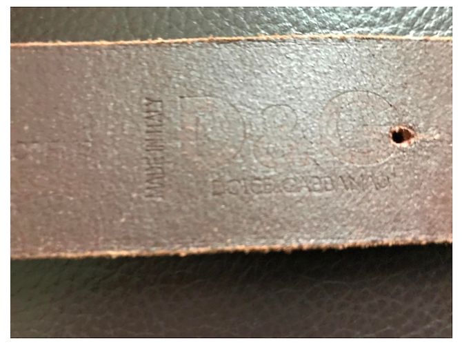 Dolce & Gabbana Ledergürtel geflochten braun - Ansicht 3